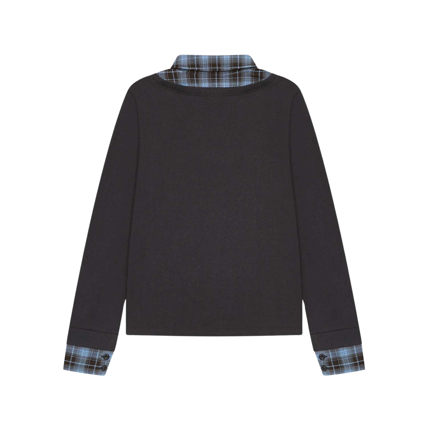 사파리스팟 레이어드 셔츠 롱슬리브 브라운/스카이(Safarispot Layered Shirt Long Sleeve Brown/Sky) - 2