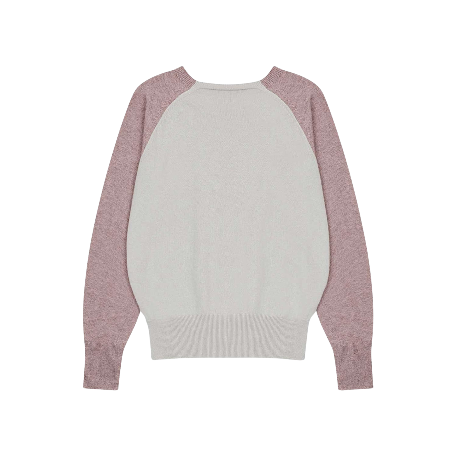 사파리스팟 래글런 블럭 니트 그레이/핑크(Safarispot Raglan Block Knit Gray/Pink) - 2