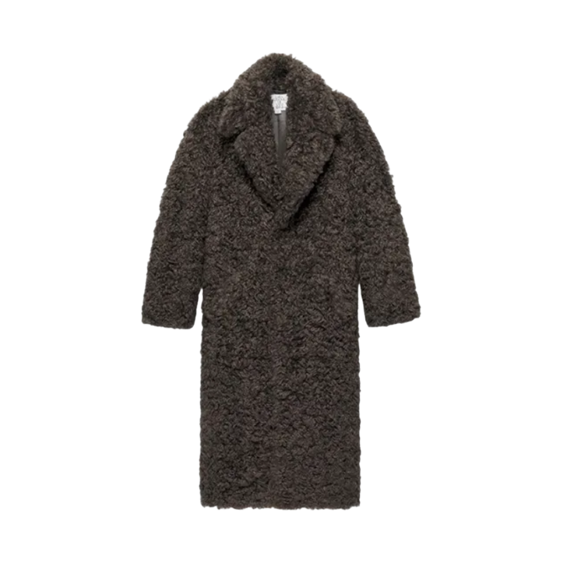 5070/602/832 Zara x Ludovic De Saint Sernin Faux Leather Double Face Coat Mole Gray