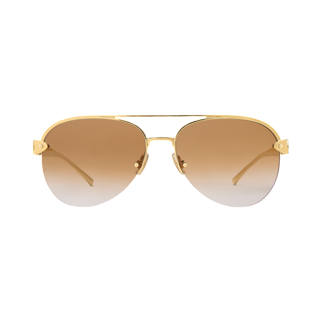 Z3248U Louis Vuitton LV Trunk Pilot Sunglasses Gold