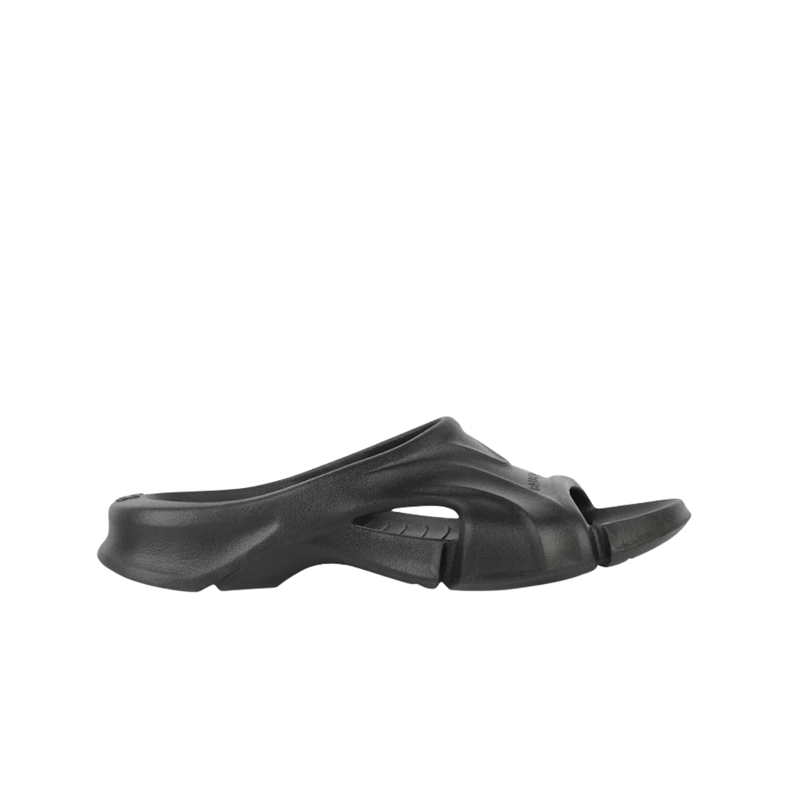 653873W3CE21000 (W) Balenciaga Mold Slide Sandal Black
