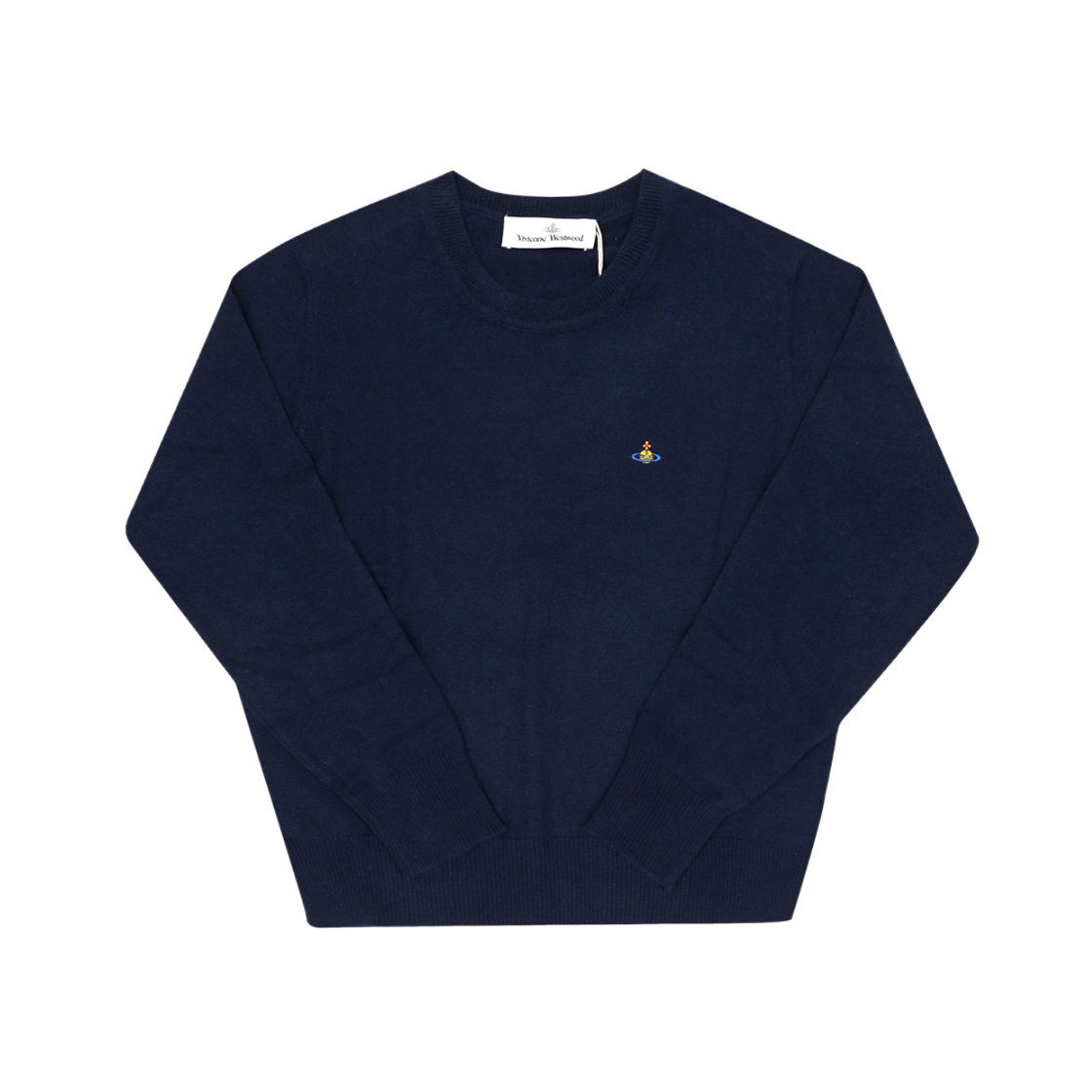 27010012 Y0037 K410 [15% 쿠폰] Vivienne Westwood Alex Orb Logo Sweater Navy
