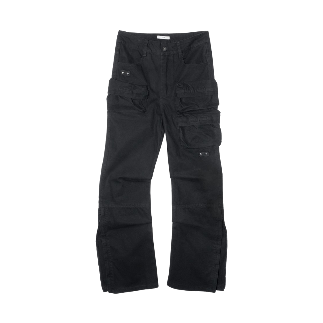 EC2603PT03BK ETCE Koin Multipocket Cotton Pants Black
