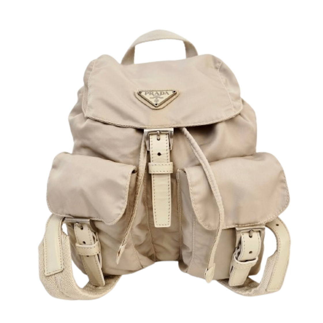 ITLPAW3U6G8U Prada Bella Nylon Two Pocket Small Backpack