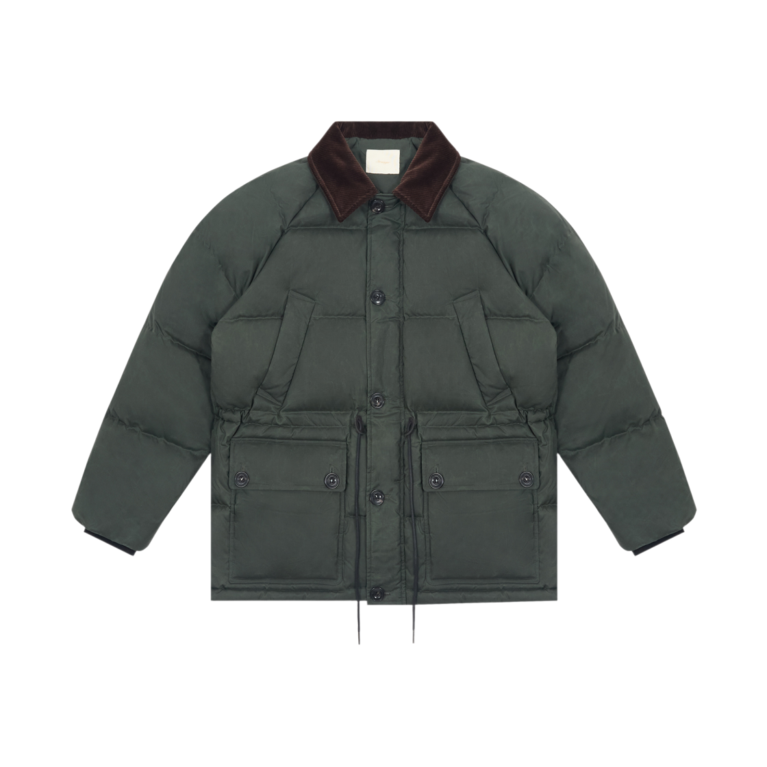 0026FROM018 STRANGER Relaxed Fit Waxed Cotton Goose Down Jacket