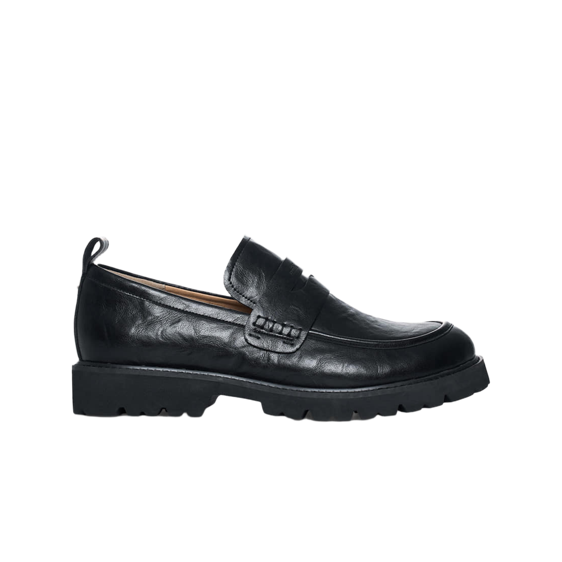 MK2677SO502HBB Matin Kim Slouch Loafer In Black