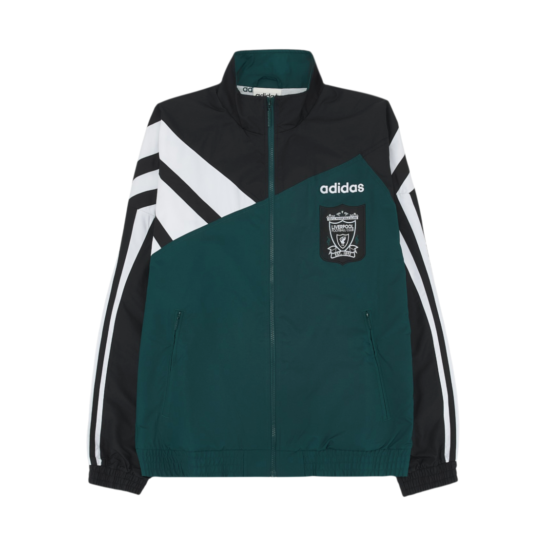 KA8094 Adidas Liverpool FC Track Top 95 Rich Green Black - KR Sizing (Non Marking Ver.)