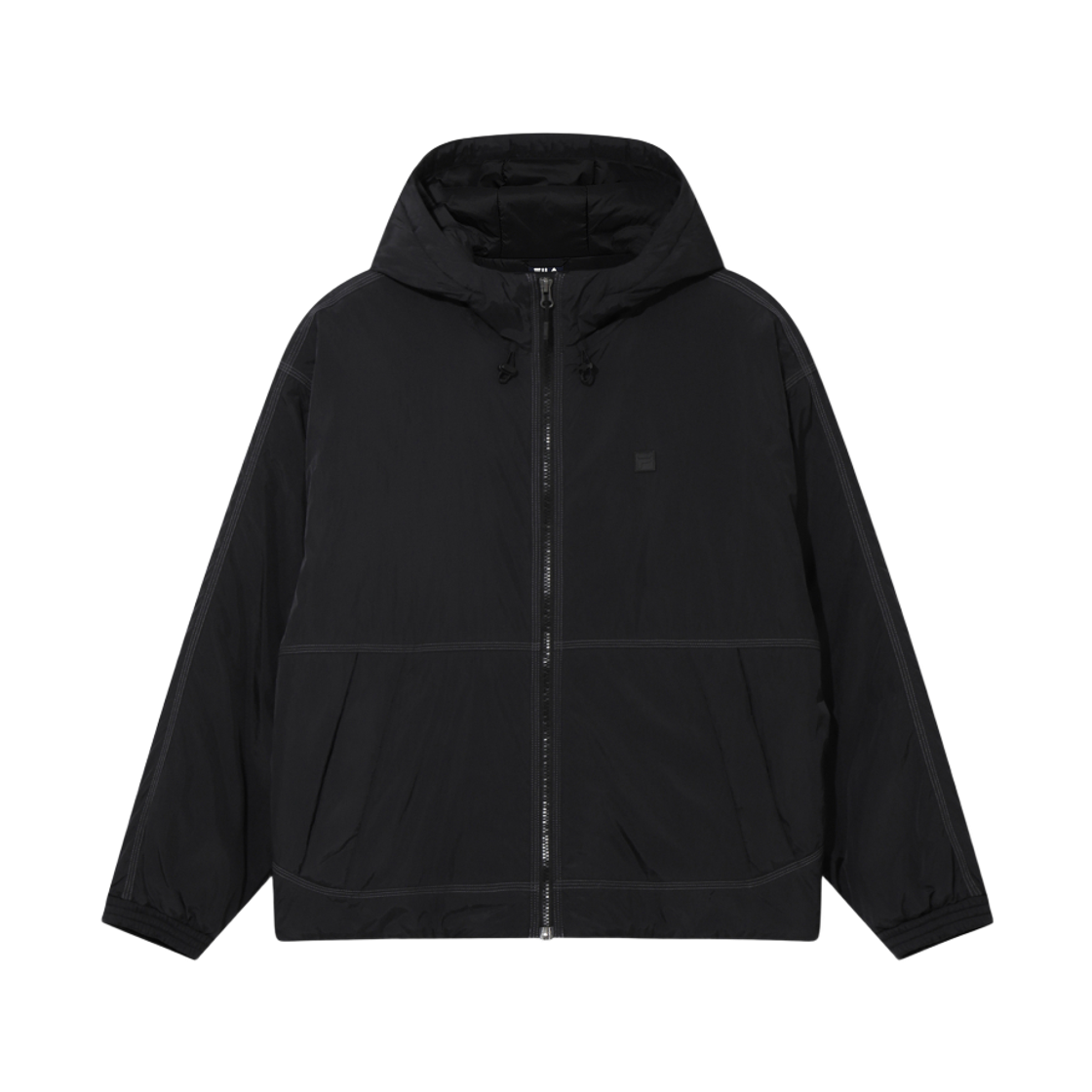 1100FS264JK01X003001 [5% 적립] FILA Lightweight Hood Puffer Jacket Black