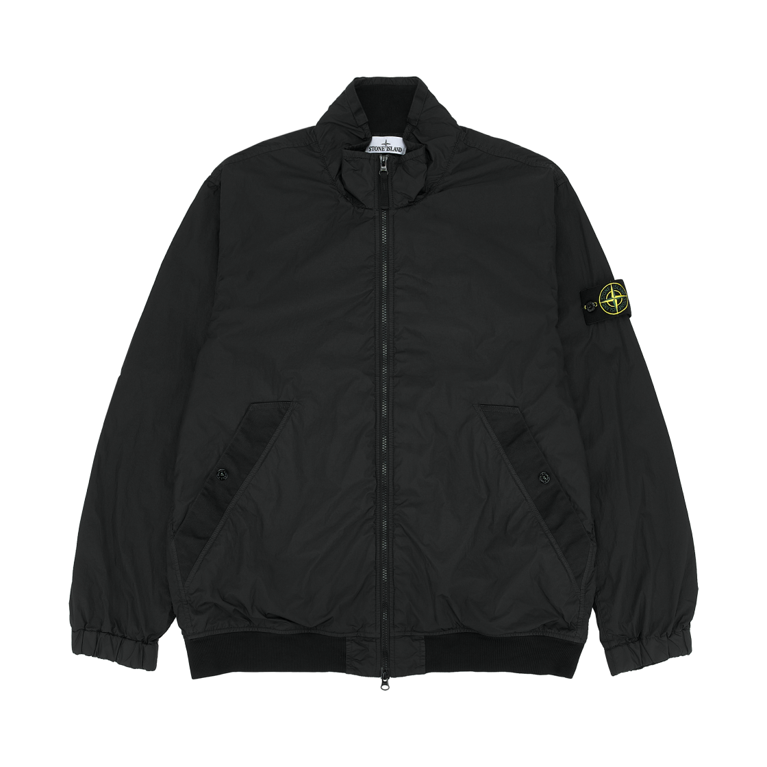 스톤 아일랜드 4100111 가먼트 다이드 크링클 랩스 나일론 블루종 블랙 - 26SS(Stone Island 4100111 Garment Dyed Crinkle Reps Nylon Blouson Black - 26SS)