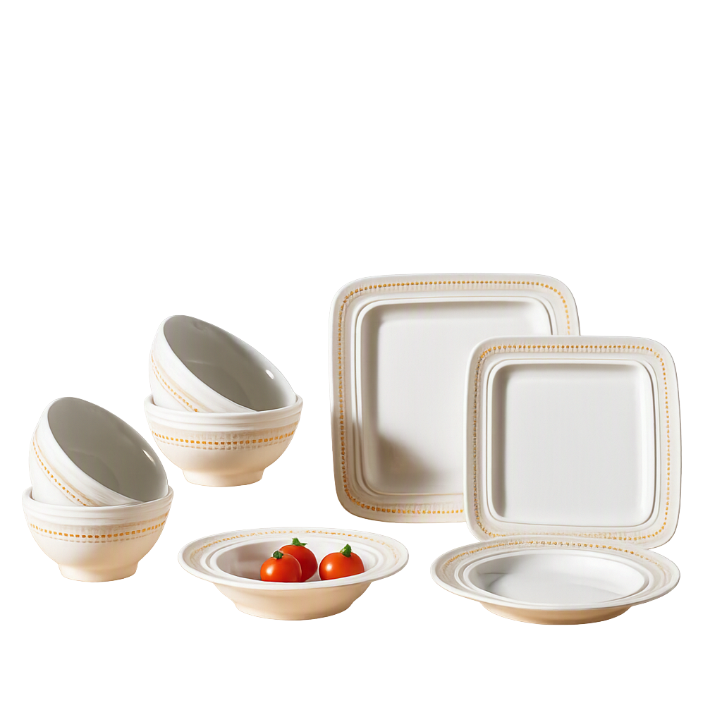 COR120 Corelle Coordinates Rosemont Mixed 8‑Piece Set (Square)