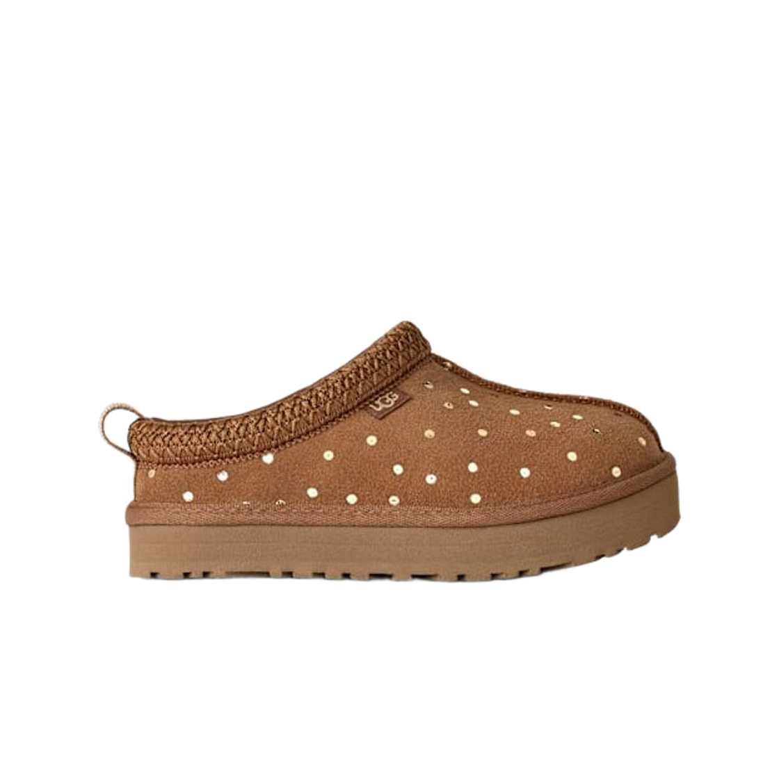 1180230K-CHE (Kids) UGG Tazz Shiny Dots Chestnut