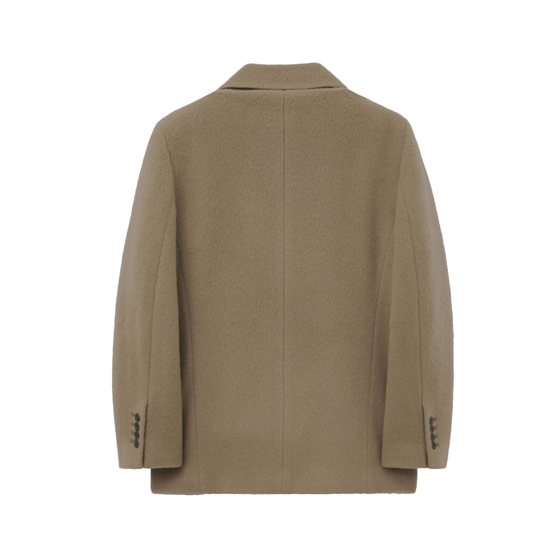 인사일런스우먼 섀기 울 오버핏 윈터 자켓 그레이 베이지(INSILENCE WOMEN Shaggy Wool Oversized Winter Jacket GREY BEIGE) - 2