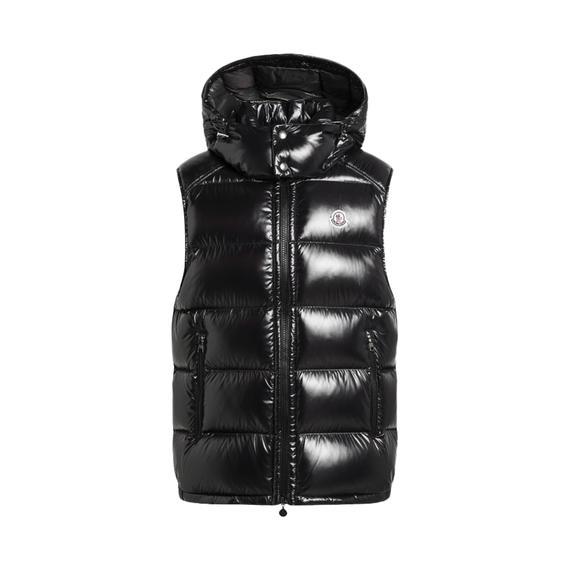 1A001 16 68950 999 [15% 쿠폰] Moncler Bormes Logo Patch Down Vest Black - 25FW