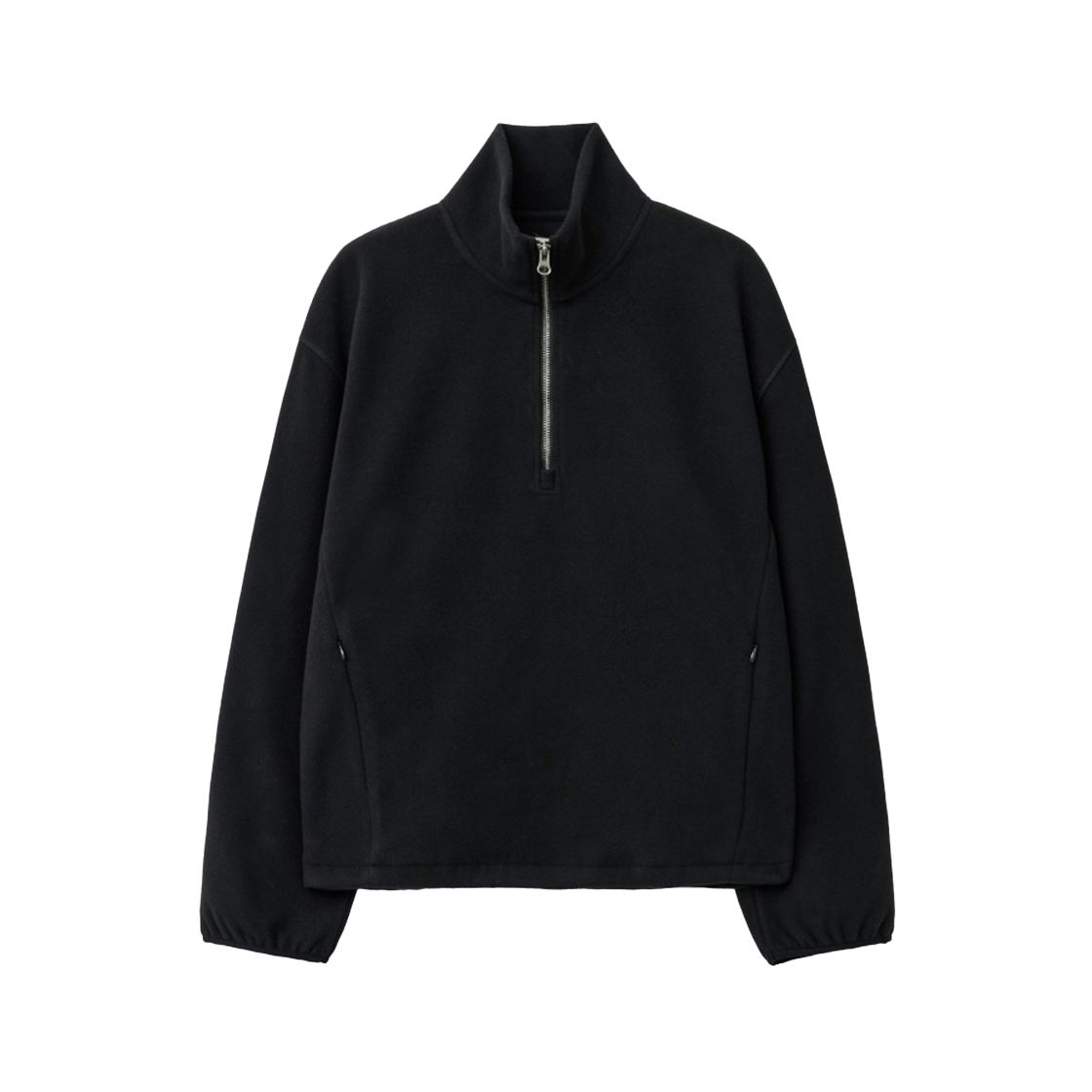 IW2F4TO07BK INSILENCE WOMEN Classic Fleece Quarter-Zip BLACK