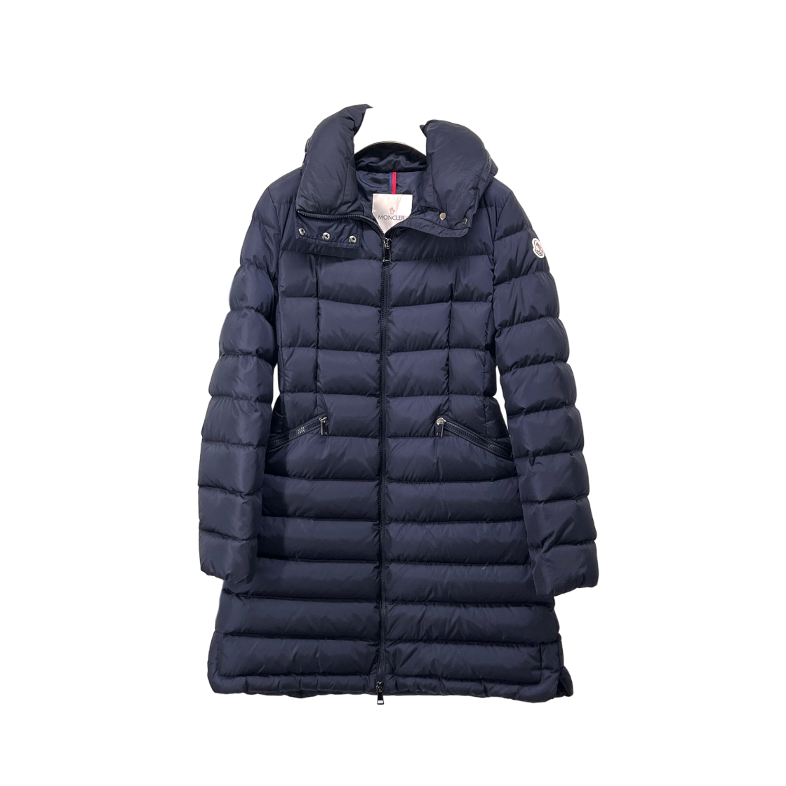 IT3KEQMMQP66 Moncler Flamette Women Long Down Jacket Navy