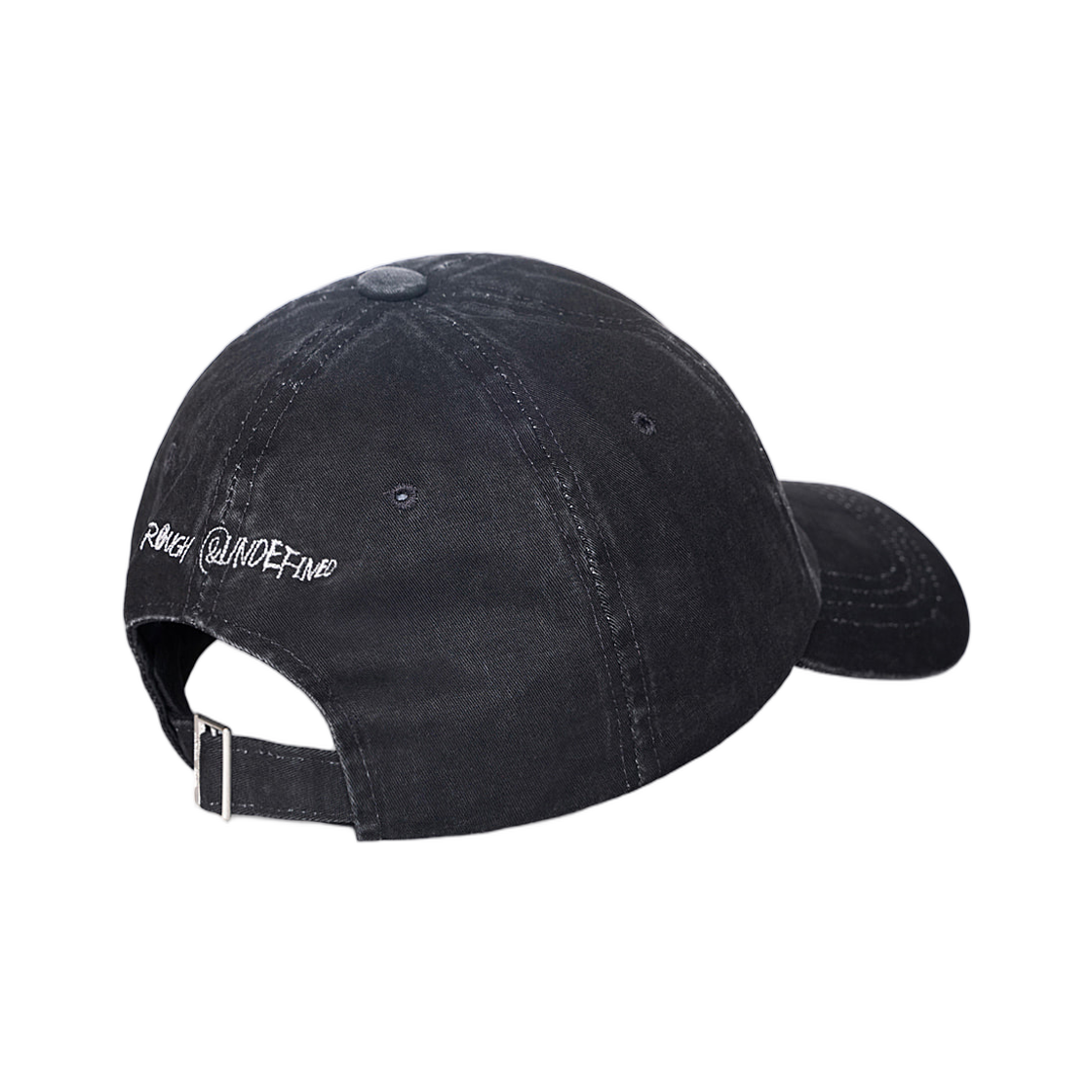 마뗑킴 빈티지 워시드 그래피티 볼캡 블랙(Matin Kim Vintage Washed Graffiti Ball Cap In Black) - 3