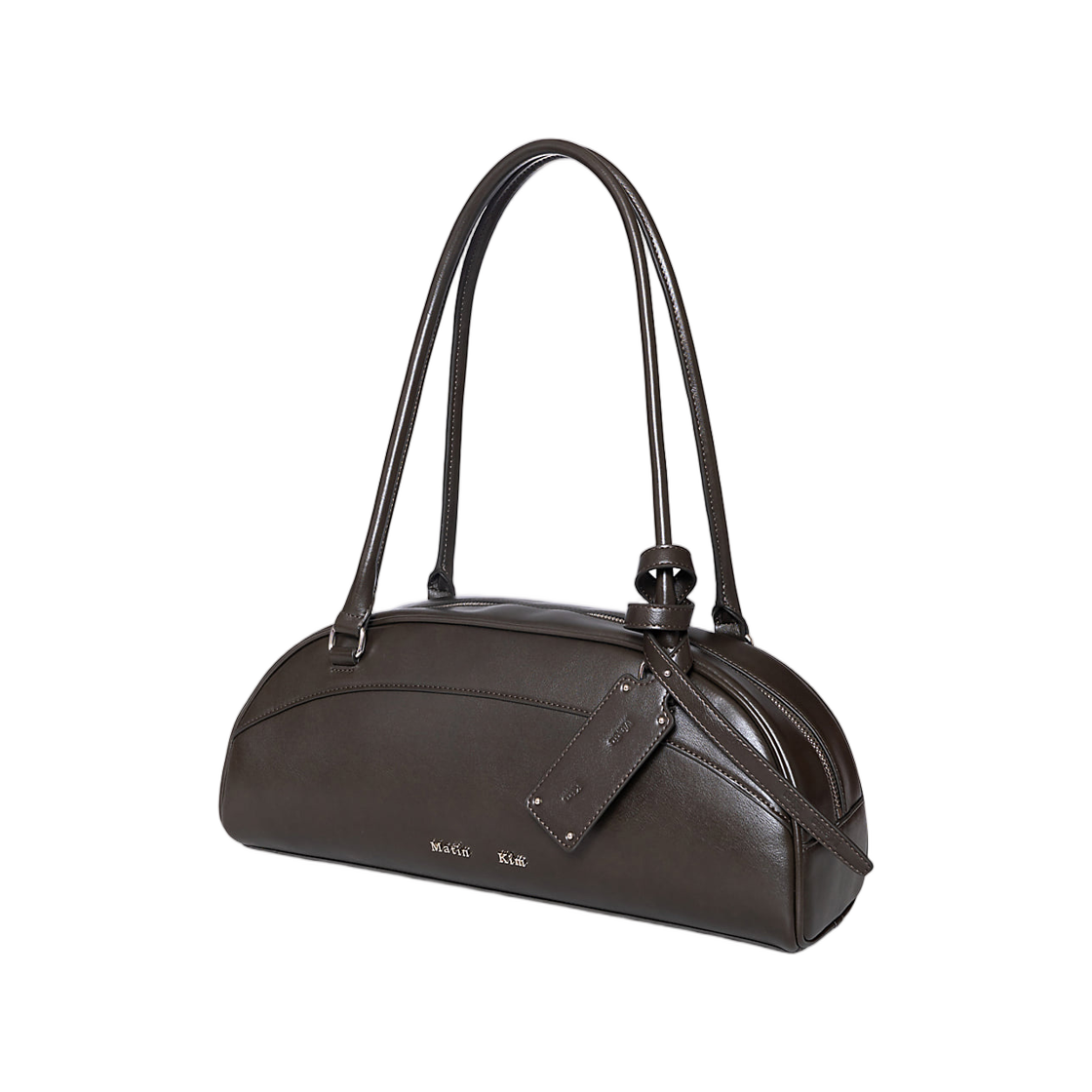 마뗑킴 하프문 볼링백 다크 카키(Matin Kim Halfmoon Bowling Bag In Dark Khaki) - 2
