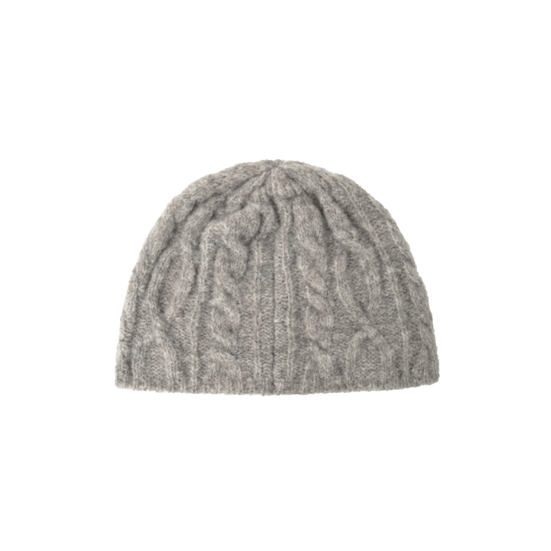 인사일런스우먼 케이블 니트 비니 멜란지 브라운(INSILENCE WOMEN Cable Knit Beanie MELANGE BROWN) - 2