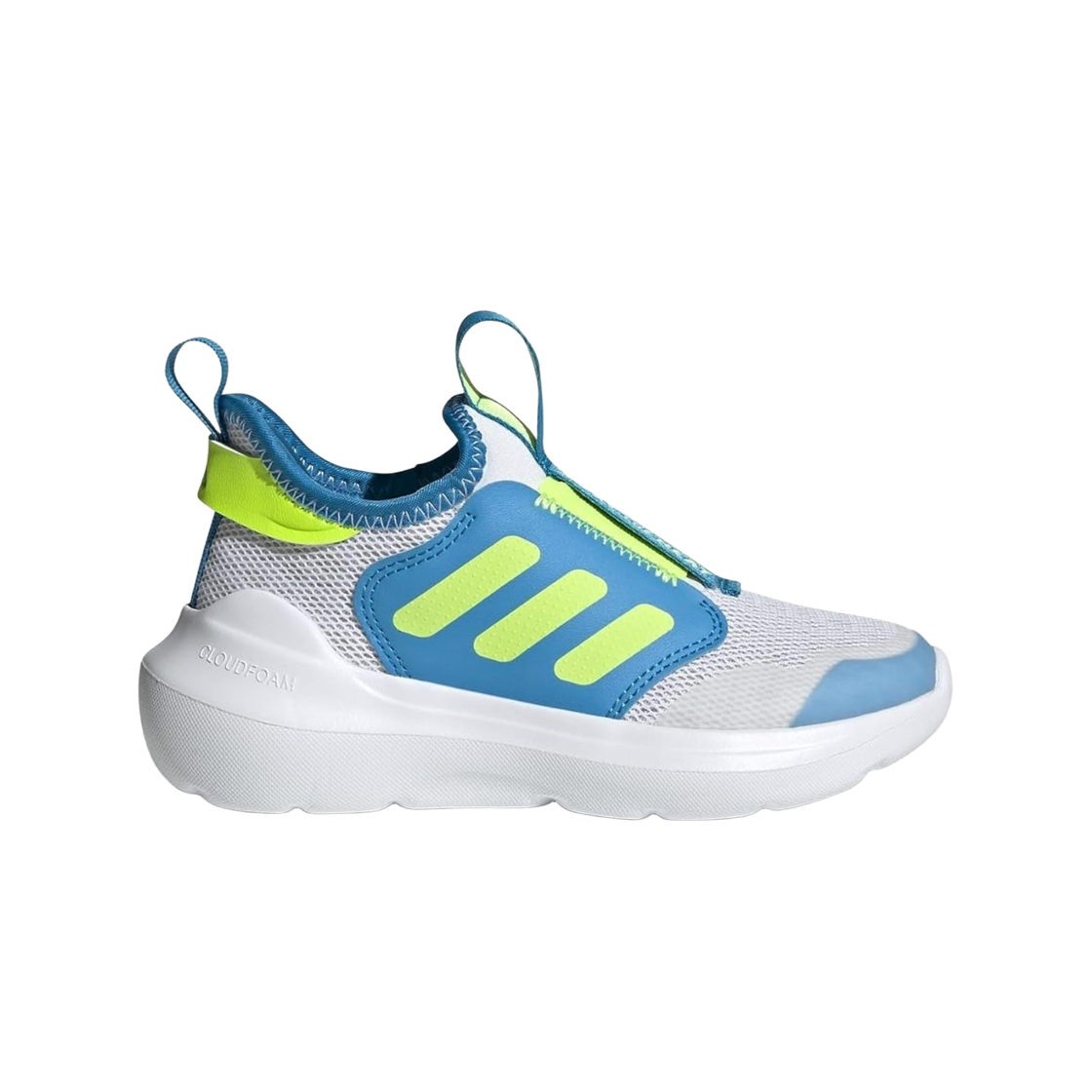 JQ4879 (C) Adidas Tensaur Comfort AC Dash Grey Lucid Lemon