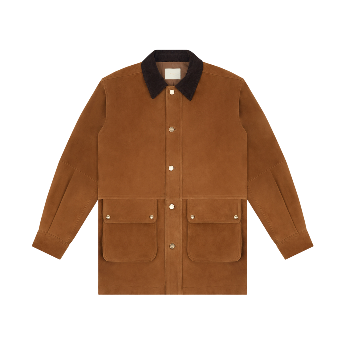 스트레인저 릴렉스드 핏 고트 스웨이드 필드 재킷(STRANGER Relaxed Fit Goat Suede Field Jacket) - 1