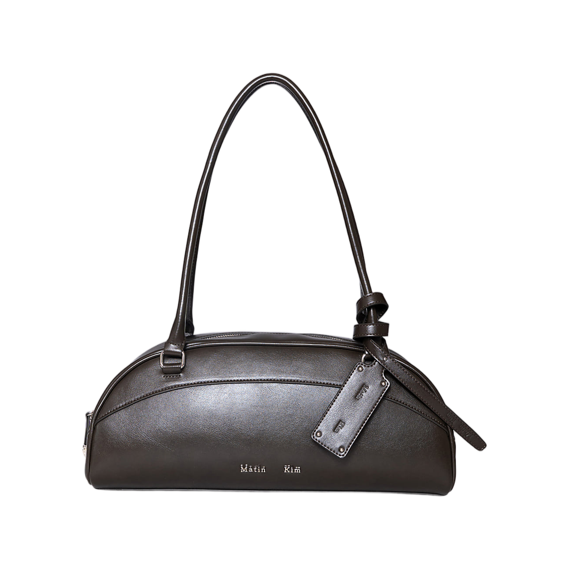 MK269OBG076MDK Matin Kim Halfmoon Bowling Bag In Dark Khaki