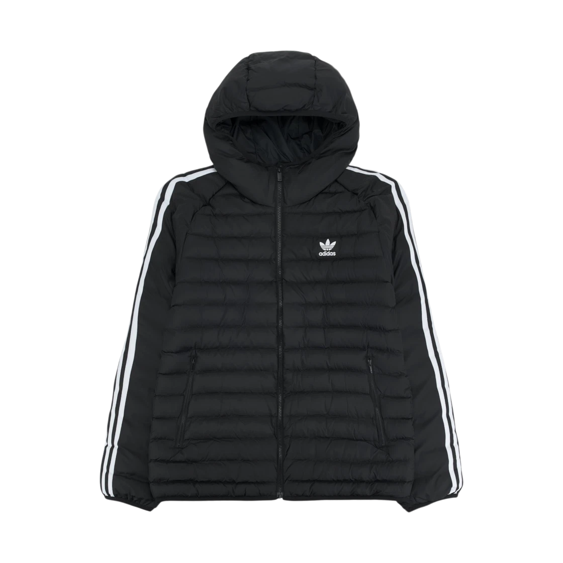 Adidas Adidas Originals Synthetic Hooded Jacket Black White - KR Sizing · M