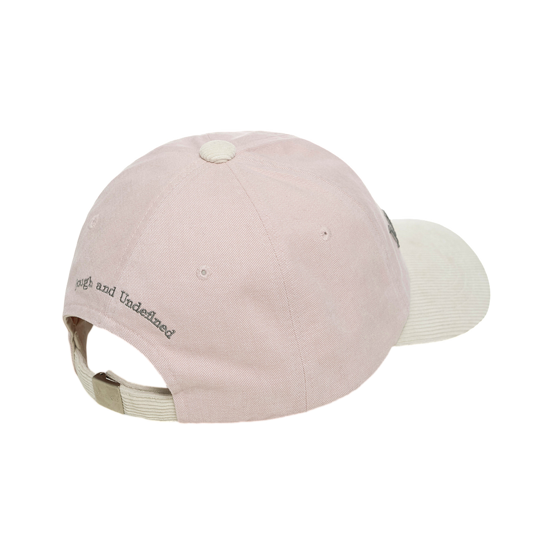 마뗑킴 클래식 로고 코듀로이 브림 볼캡 핑크(Matin Kim Classic Logo Corduroy Brim Ball Cap In Pink) - 3