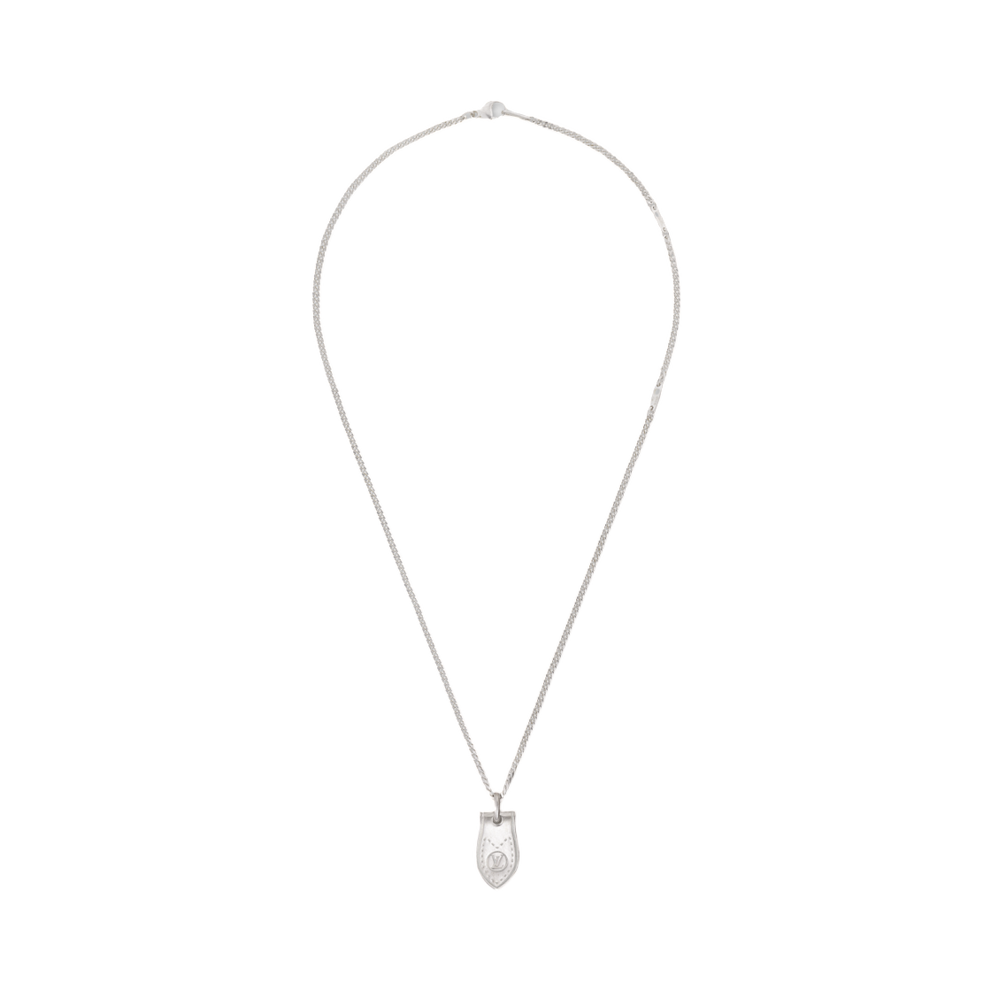 M04321 Louis Vuitton LV Trunk Pendant Silver