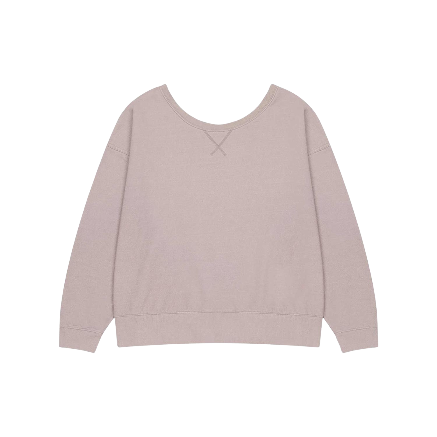 사파리스팟 피그먼트 오프숄더 스웻셔츠 핑(Safarispot Pigment Off Shoulder Sweat Shirt Pink) - 1