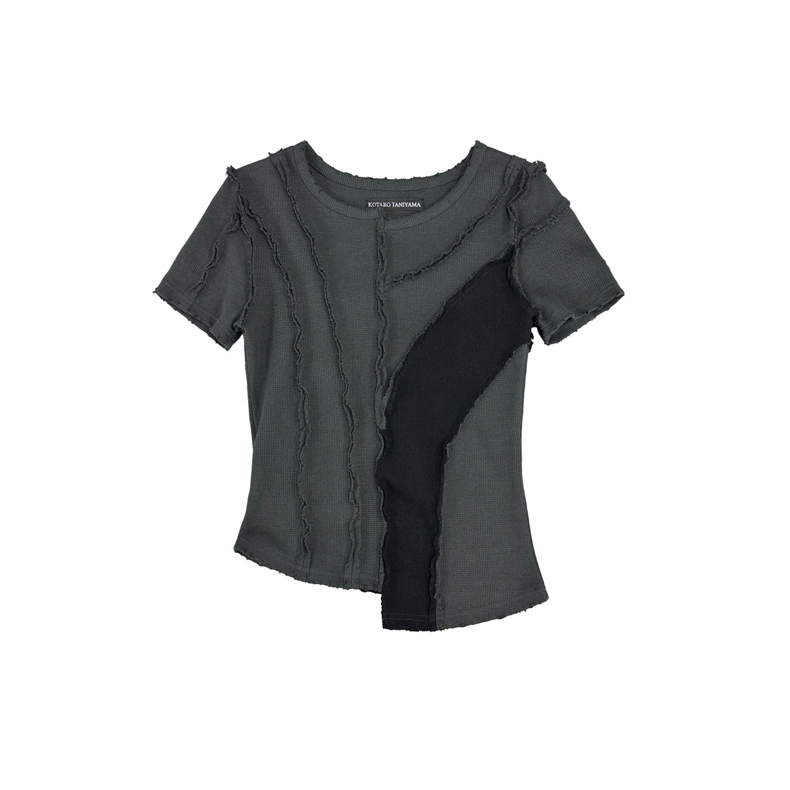 CHT2FB04WUEC000 Holy Number 7 Asymmetric Layered Wave Cut T-Shirt