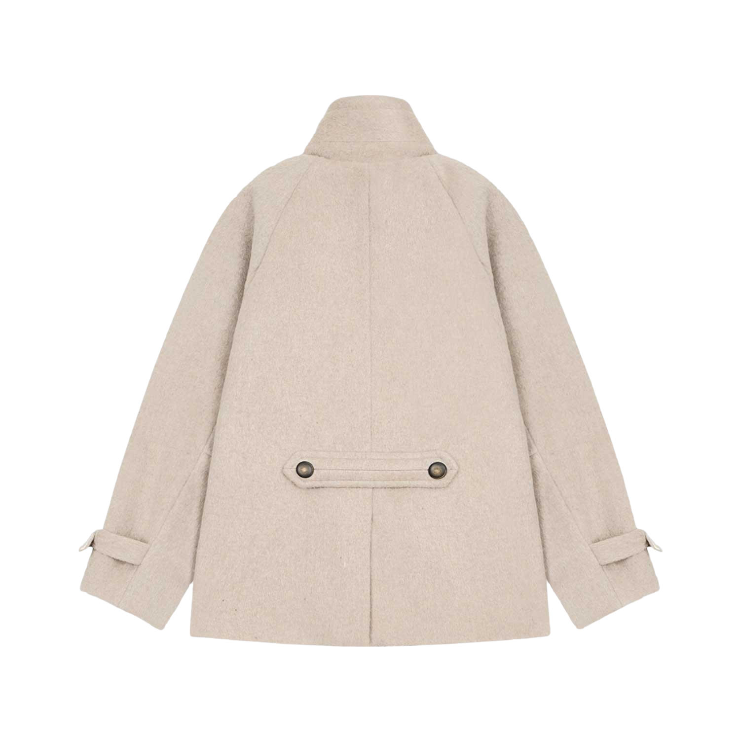사파리스팟 라운드 카라 피코트 베이지(Safarispot Round Collar Pea Coat Beige) - 4