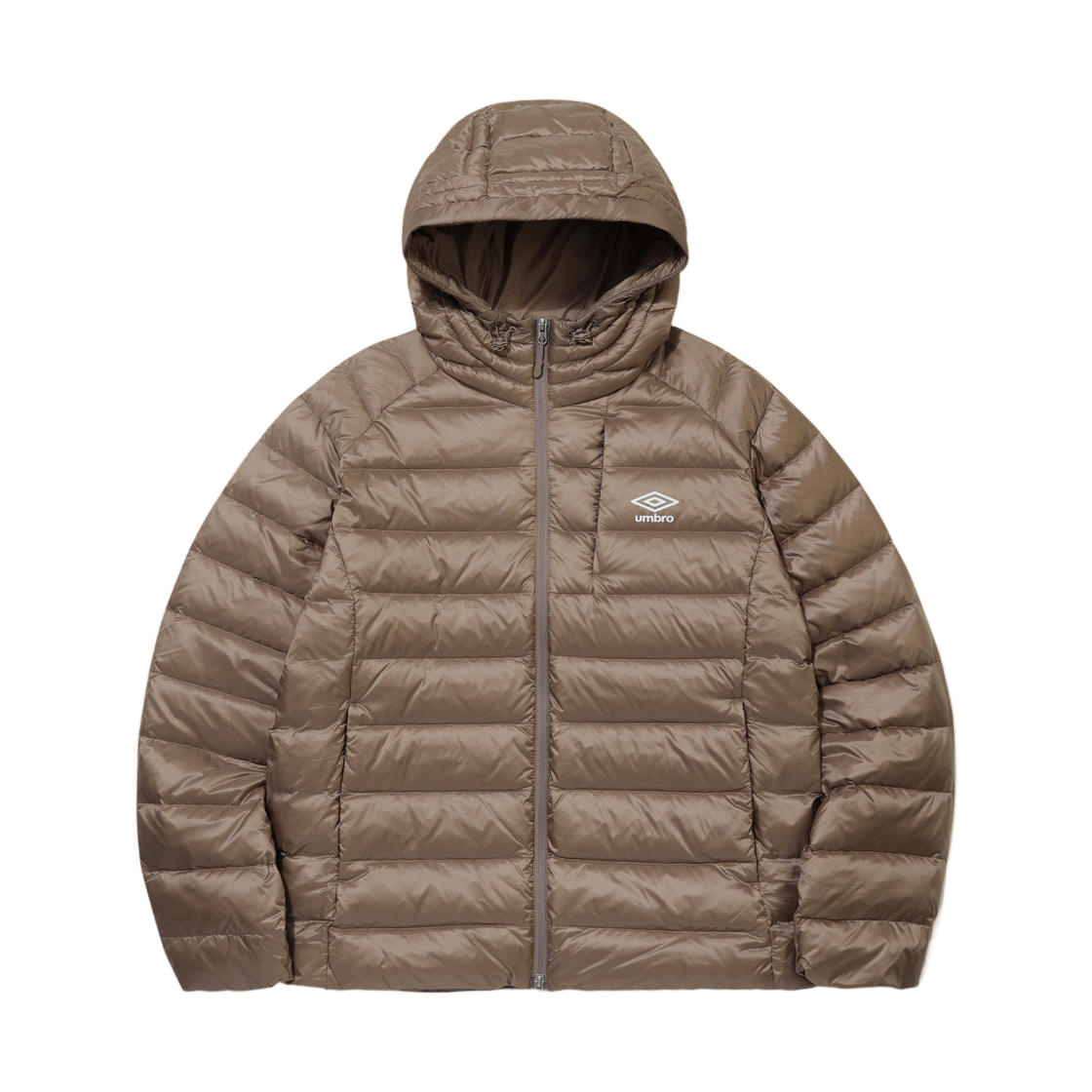 UR424CDJO2-TUP0 Umbro Featherflex 2 Lightweight Muscovy Duck Down Jacket Taupe