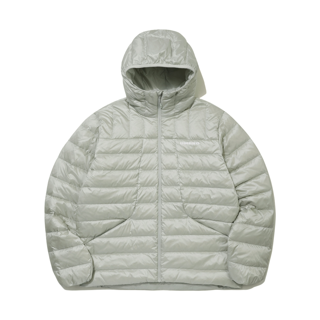 UR421CDJO9-GMTG Umbro Featherflex 2 Lightweight Duck Down Jacket Grey Mint