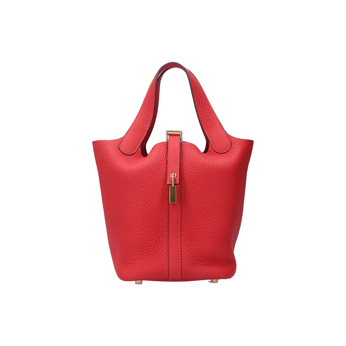 ITC657K4358H Hermes Picotin Lock 18 Bag Leather Red