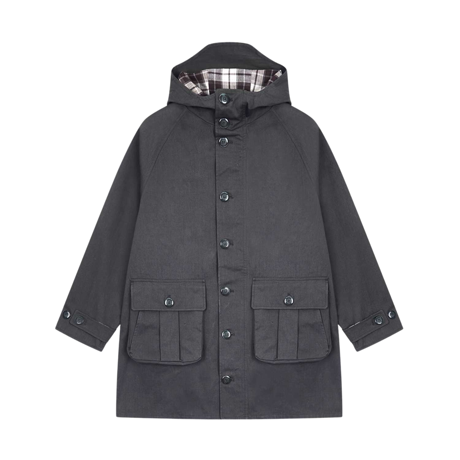 사파리스팟 사이드 패널 후디 자켓 차콜(Safarispot Side Panel Hoodie Jacket Chacoal)