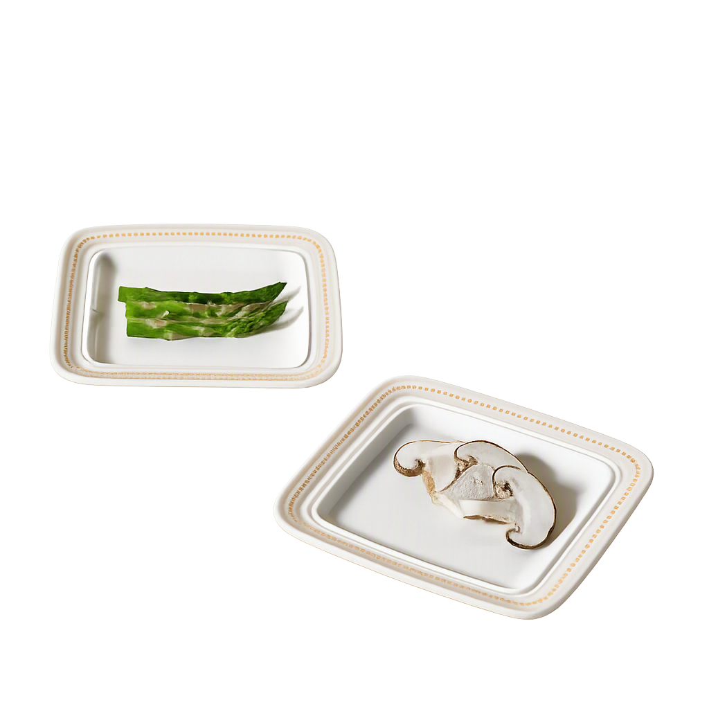 COR105 Corelle Coordinates Rosemont Square Plate 6.5‑inch 2‑Piece