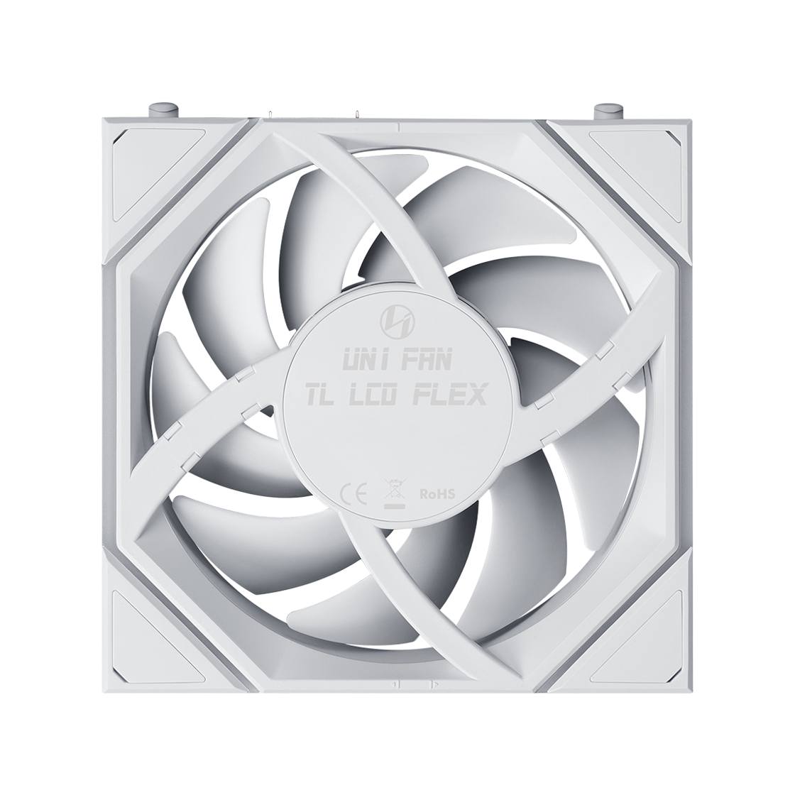 리안리 UNI FAN TL FLEX LCD 120 리버스 (3팩, 화이트)(LIAN LI UNI FAN TL FLEX LCD 120 Reverse 3-Pack White) - 3