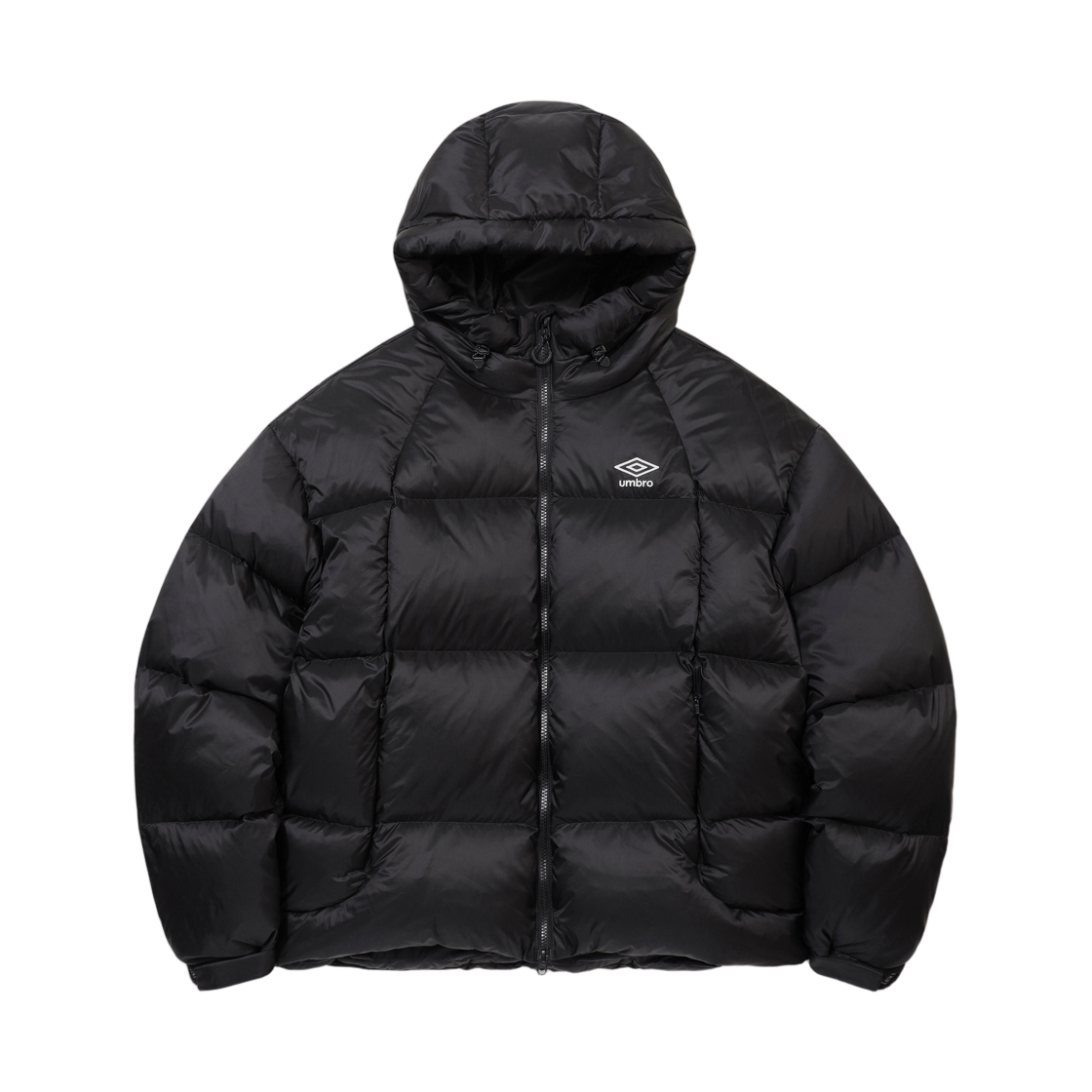 UR424CDJO7-BLK0 Umbro Blanket Hooded Muscovy Duck Down Jacket Black