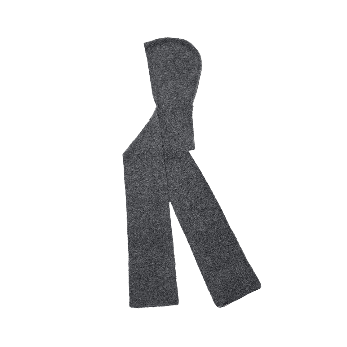 IW2F4AC03CH INSILENCE WOMEN Alpaca Hooded Muffler CHARCOAL