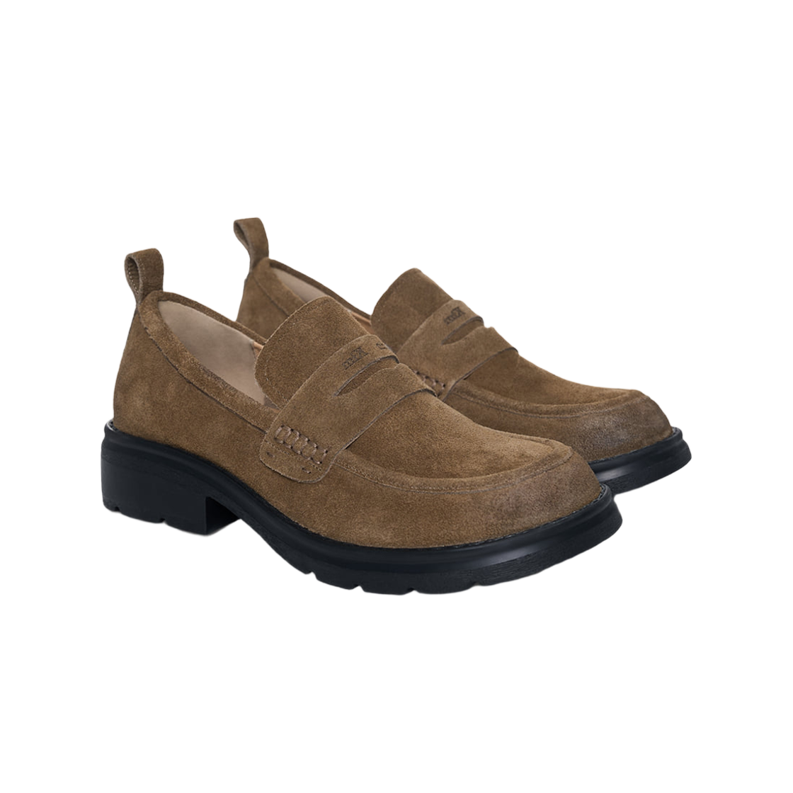 (W) 마뗑킴 슬라우치 로퍼 카키((W) Matin Kim Slouch Loafer In Khaki) - 2
