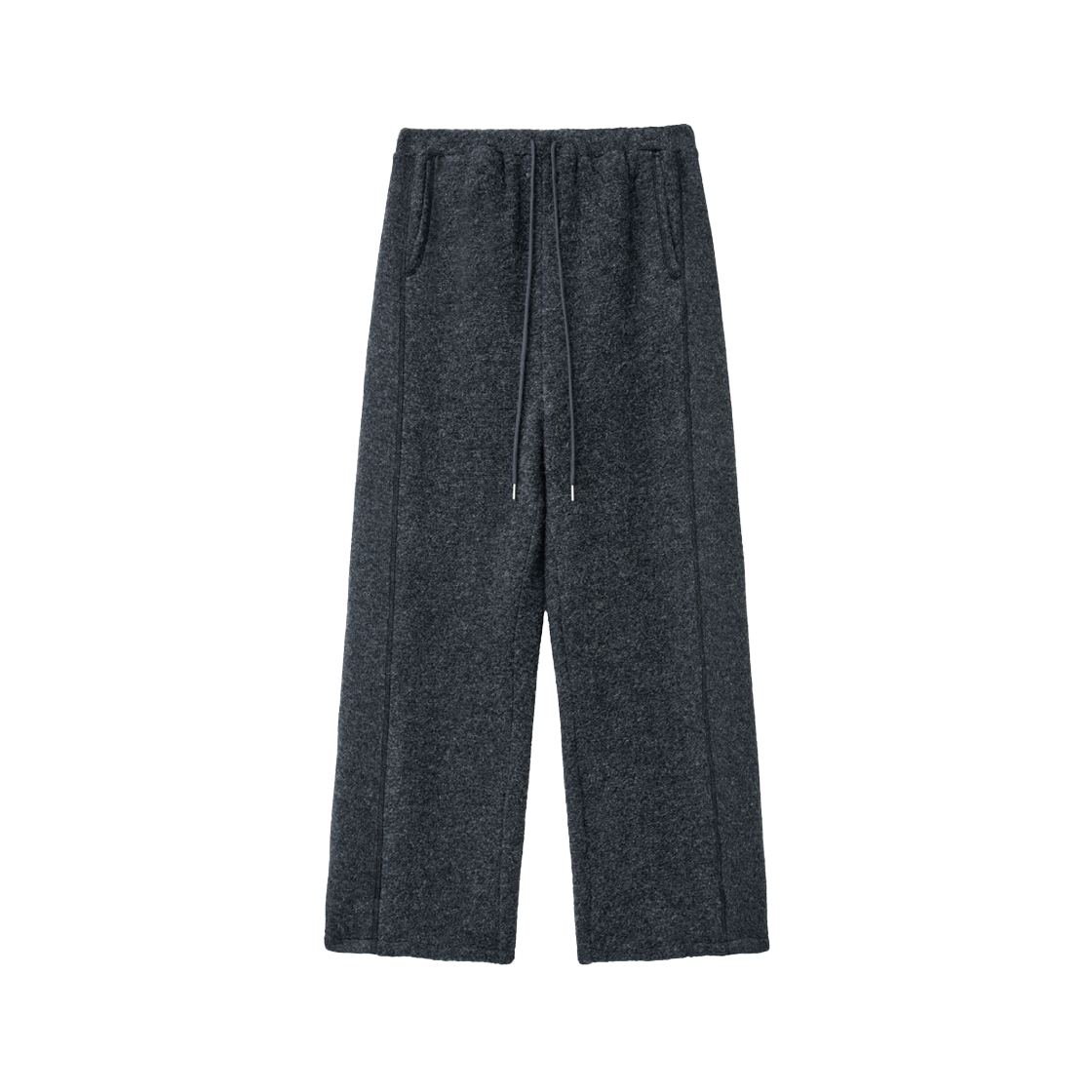 IW2F4PT04CH INSILENCE WOMEN Alpaca Wool Jersey Pants CHARCOAL