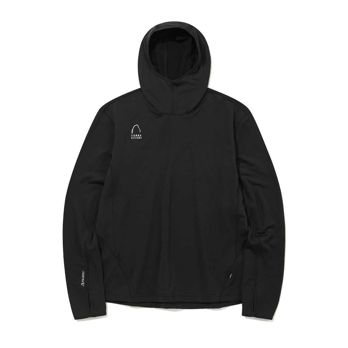 N6321SHD92BLK SIERRA DESIGNS MANDENHALL Polartec Power Grid Hoodie Slim Fit Black
