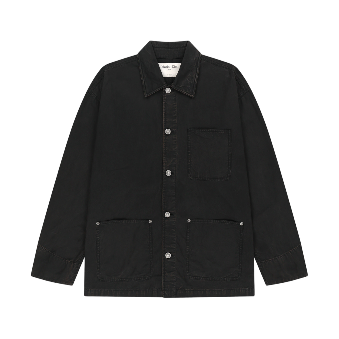 MK2677JP321UBB Matin Kim Vintage Waxed Work Jacket In Black