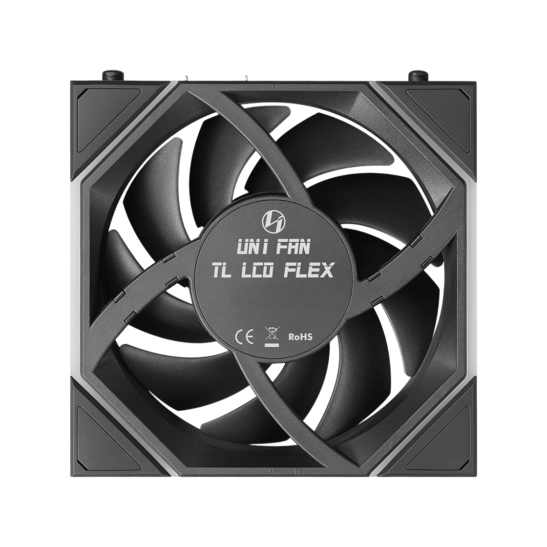리안리 UNI FAN TL FLEX LCD 120 리버스 (3팩, 블랙)(LIAN LI UNI FAN TL FLEX LCD 120 Reverse 3-Pack Black) - 3