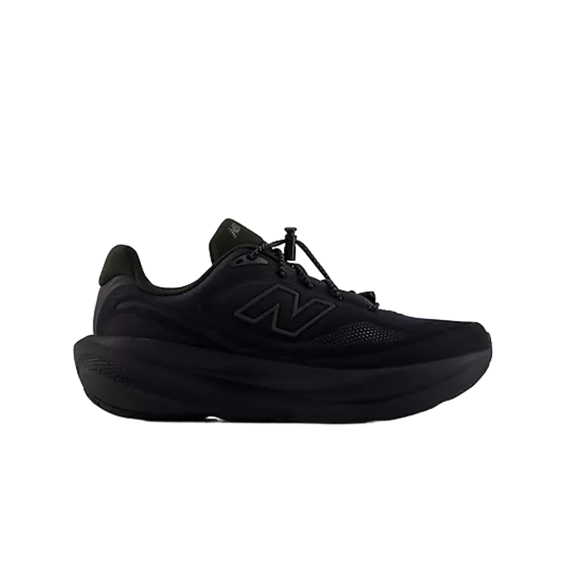 W108090H (W) New Balance 1080v15 Black Black Cement - D Wide