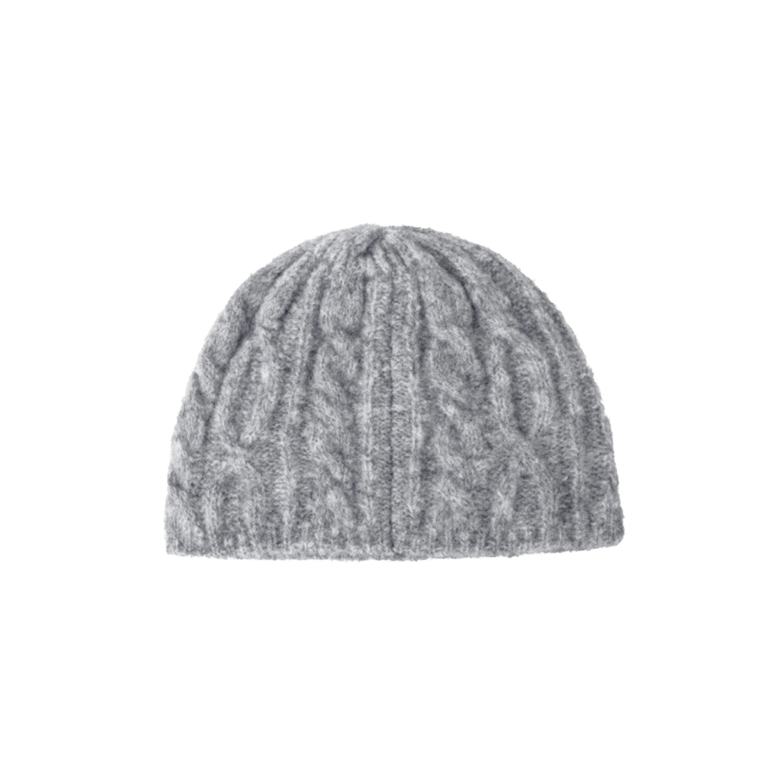 인사일런스우먼 케이블 니트 비니 라이트 그레이(INSILENCE WOMEN Cable Knit Beanie LIGHT GREY) - 2