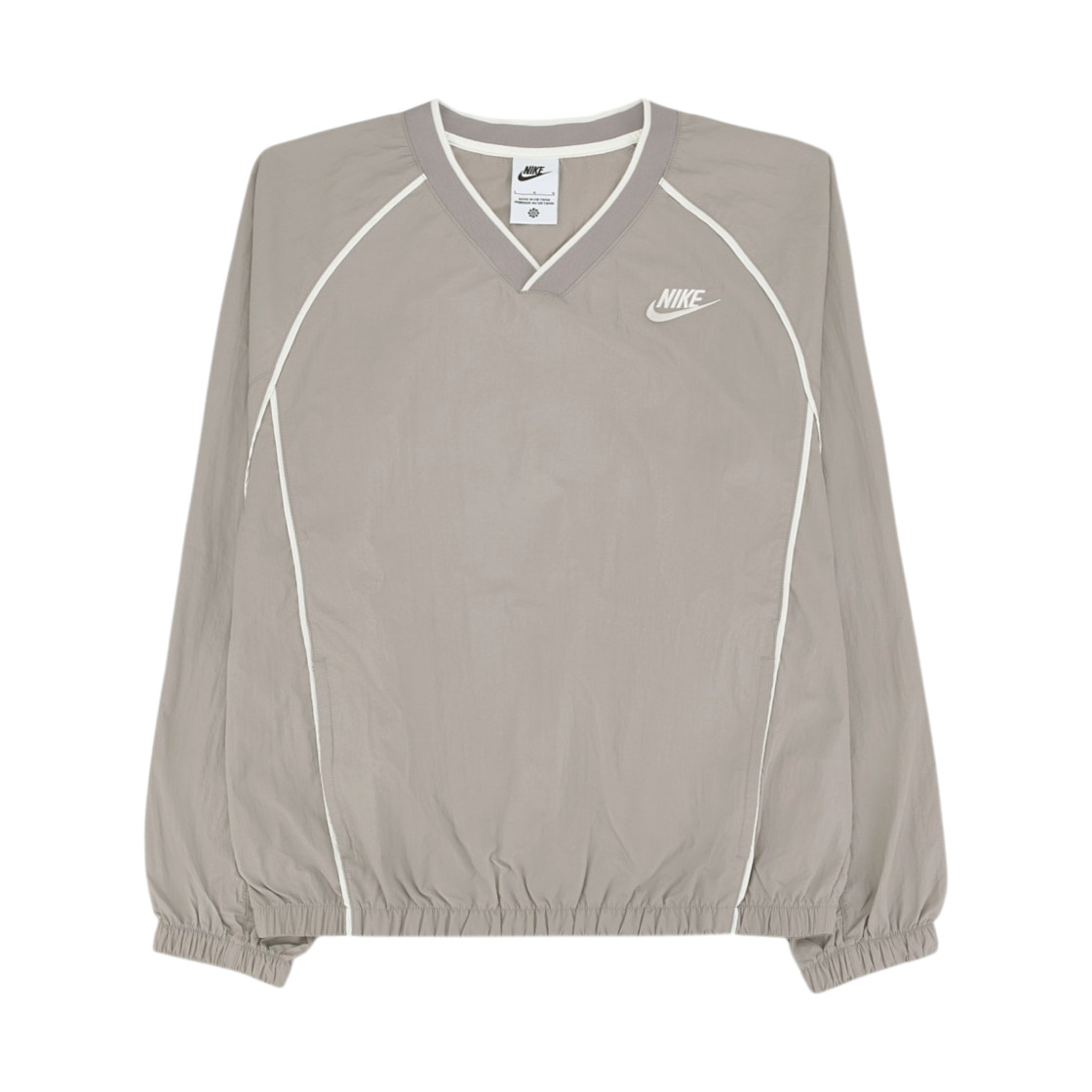 IM7448-009 (W) Nike NSW Windrunner Pullover Top College Grey Sail - Asia