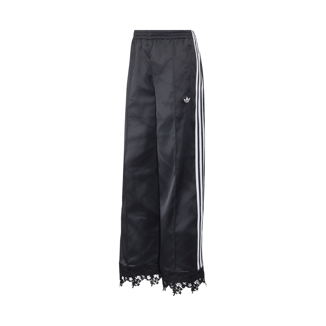 LD1806 (W) Adidas Originals Satin Lace Firebird Track Pants Loose Black - KR Sizing