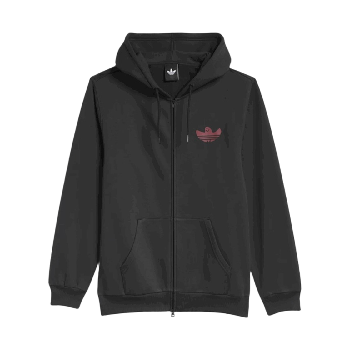 JX5456 Adidas Shmangry Zip Up Graphic Hoodie Black Shadow Red - US Sizing