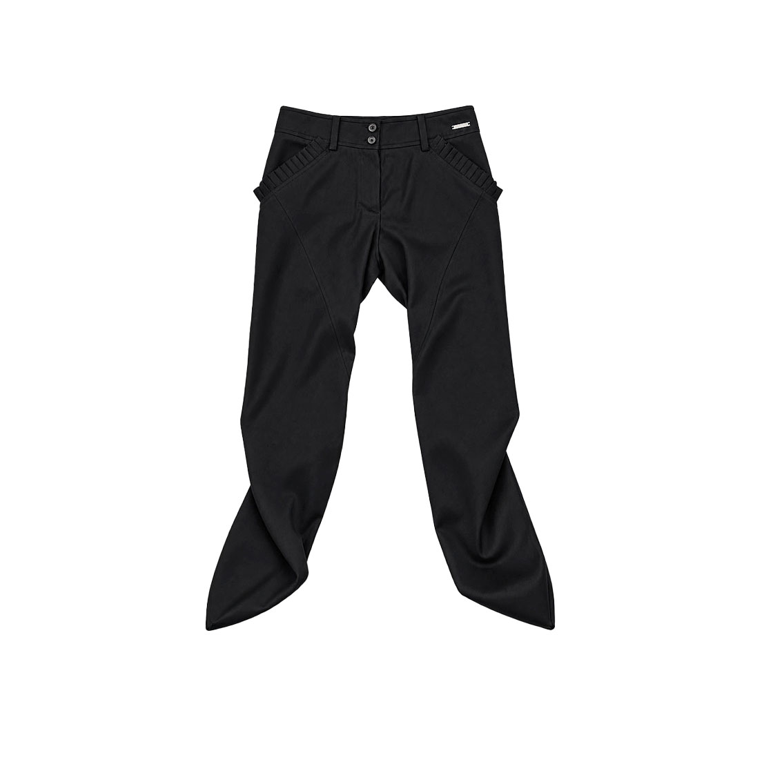 7HP2FZ15WSB0000 Holy Number 7 Pointed Capri Pants